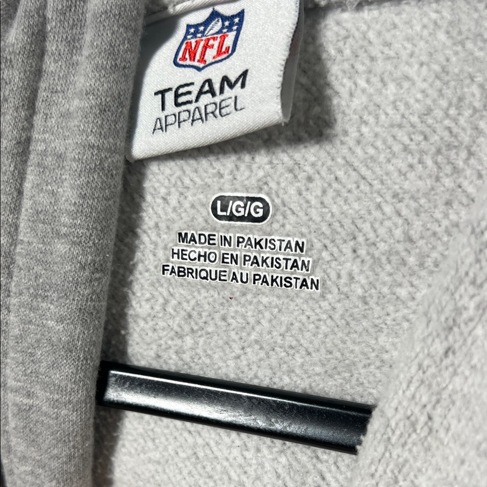 Pittsburgh Steelers Gray Crewneck Hoodie - Picture 4 of 7